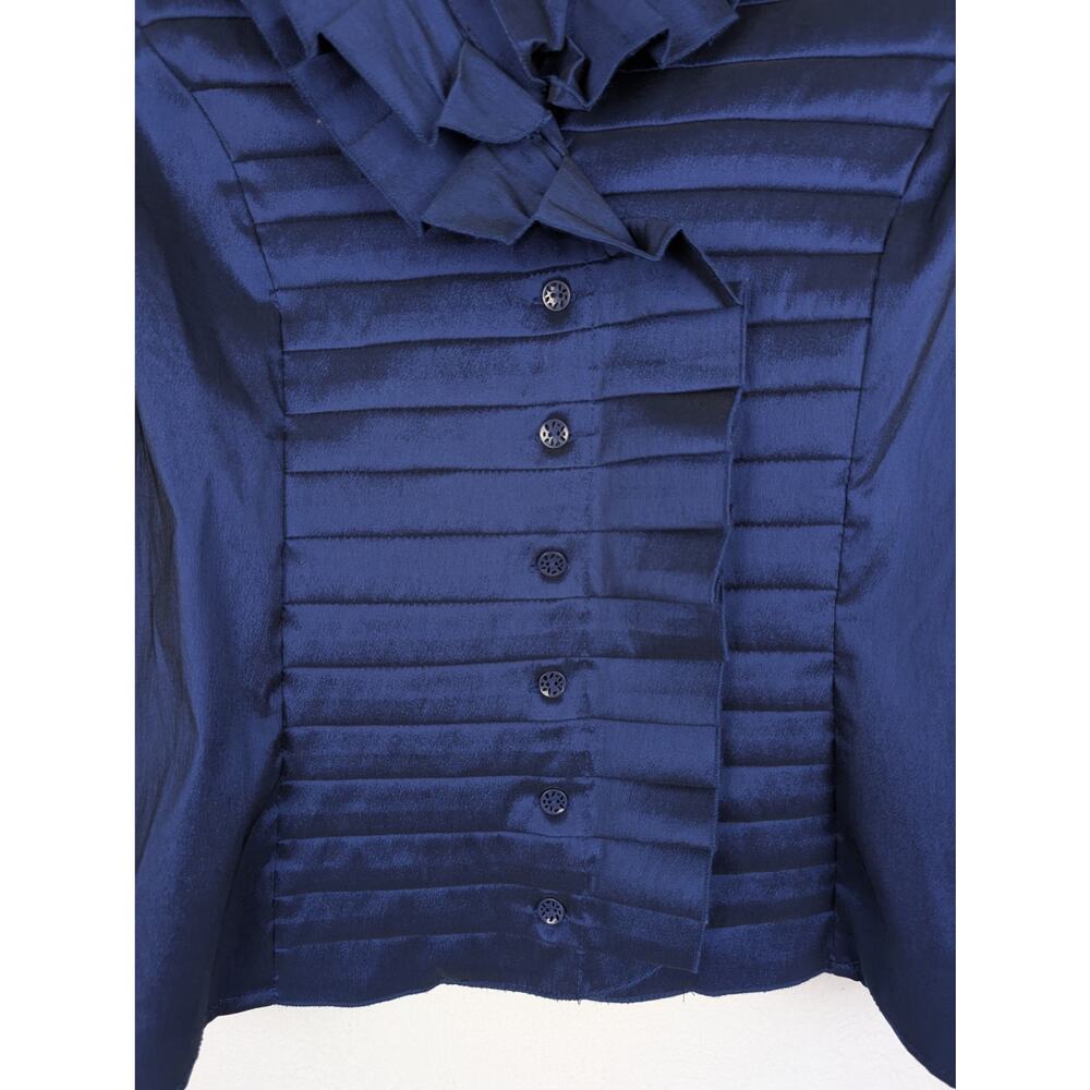 Samuel Dong Blazer Jacket Evening Formal Pleated … - image 4